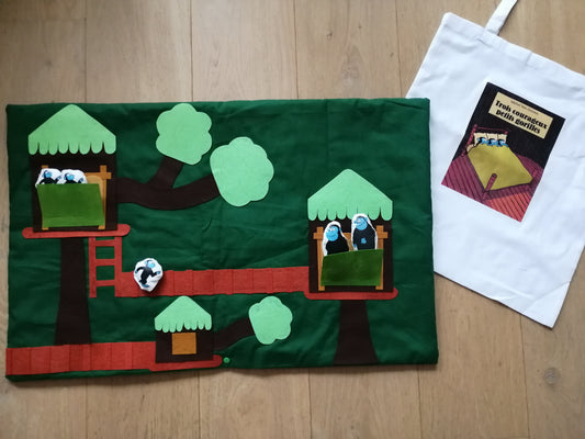 Trois courageux petits gorilles