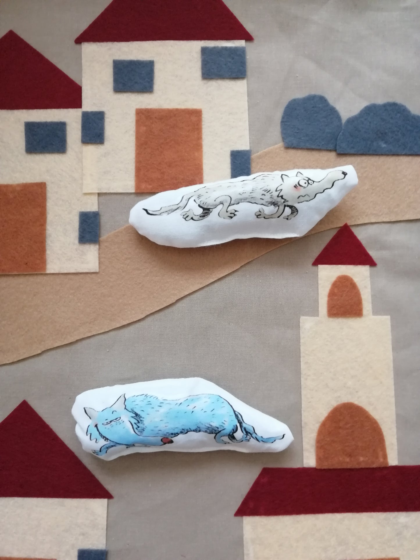 Le jour où le loup gris est devenu bleu